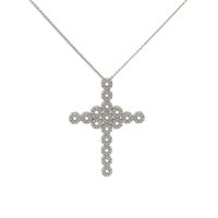 Halskette Recarlo Dame Croce in Gold Diamante 0.61 Ct ZN 463/B - ZN 463/B